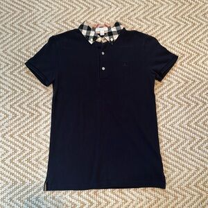 Burberry boys polo shirt navy size 12y